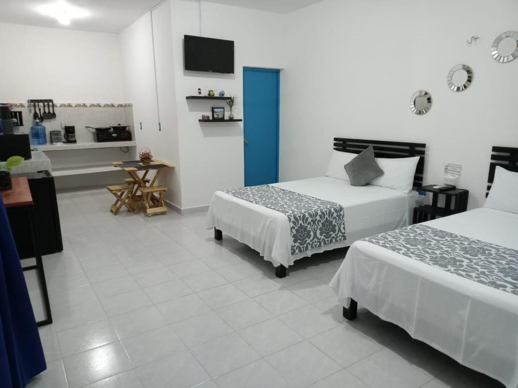 Hotel Apartaments Solecito Bacalar - Free Bikes & Paddle Eksteriør bilde