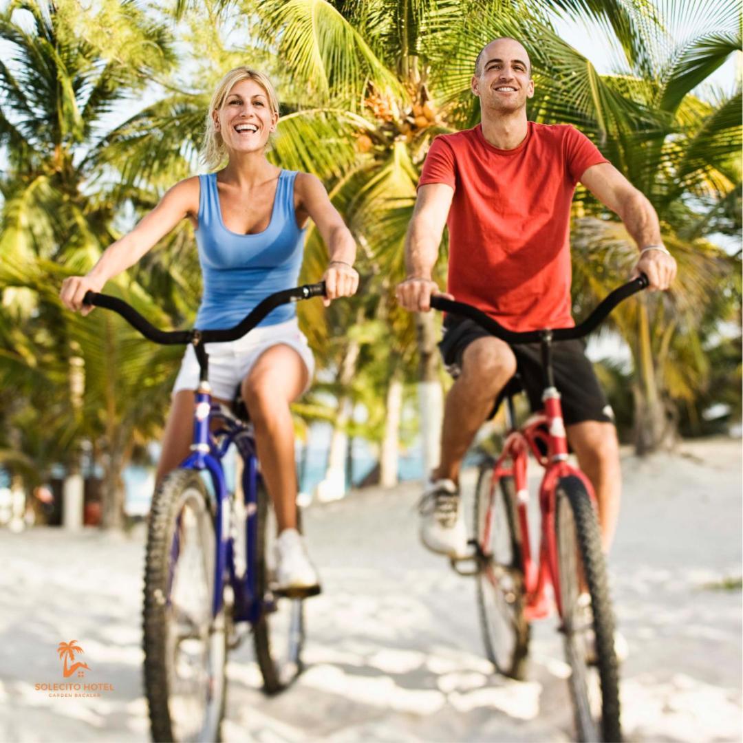 Hotel Apartaments Solecito Bacalar - Free Bikes & Paddle Eksteriør bilde