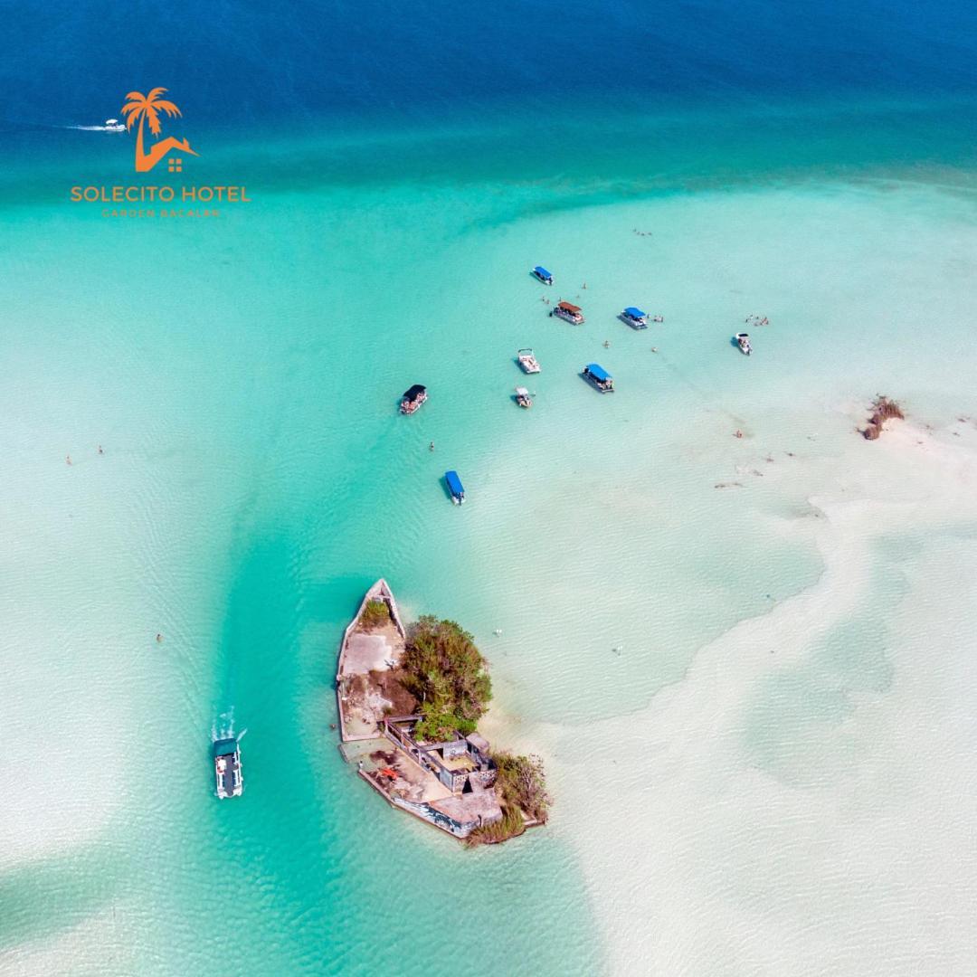 Hotel Apartaments Solecito Bacalar - Free Bikes & Paddle Eksteriør bilde